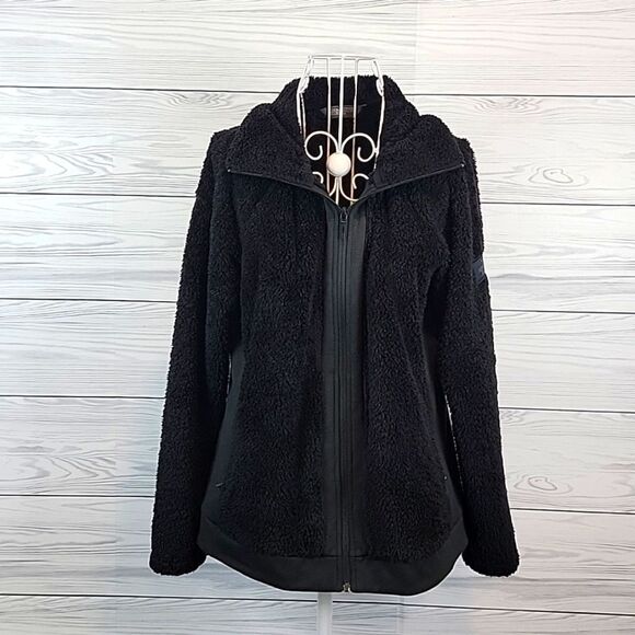 The North Face faux fur fleece jacket Size M - Picture 1 of 13